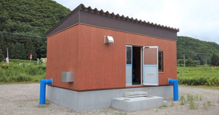 地域特性に合った建築資材で、水道施設を支え経営を守る。